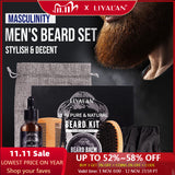 7Pcs/Sets Beard Growth Kit For Men