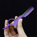 Colourful Professional Straight Edge Shaver or Folding Beard Cutter