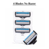 QShave Brand Blue Men Manual Shaving Razor